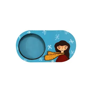 جاشمعی چوبی طرح دختر برفی