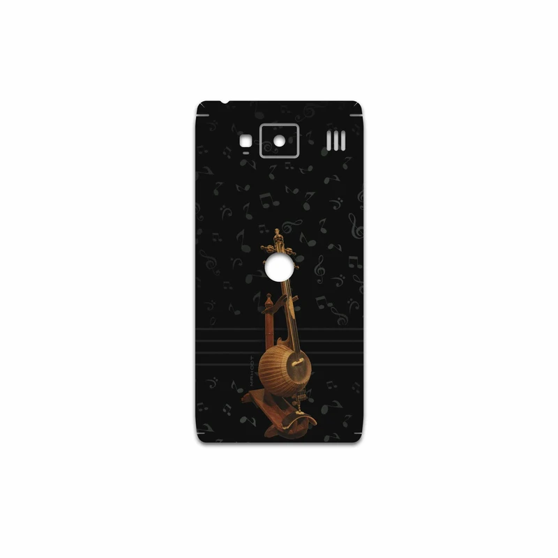 برچسب پوششی ماهوت مدل Persian Fiddle Instrument مناسب برای گوشی موبایل موتورولا Droid Razr HD