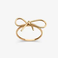 انگشتر طلا 18 عیار زنانه ماوی گالری مدل پاپیون  سایز 56