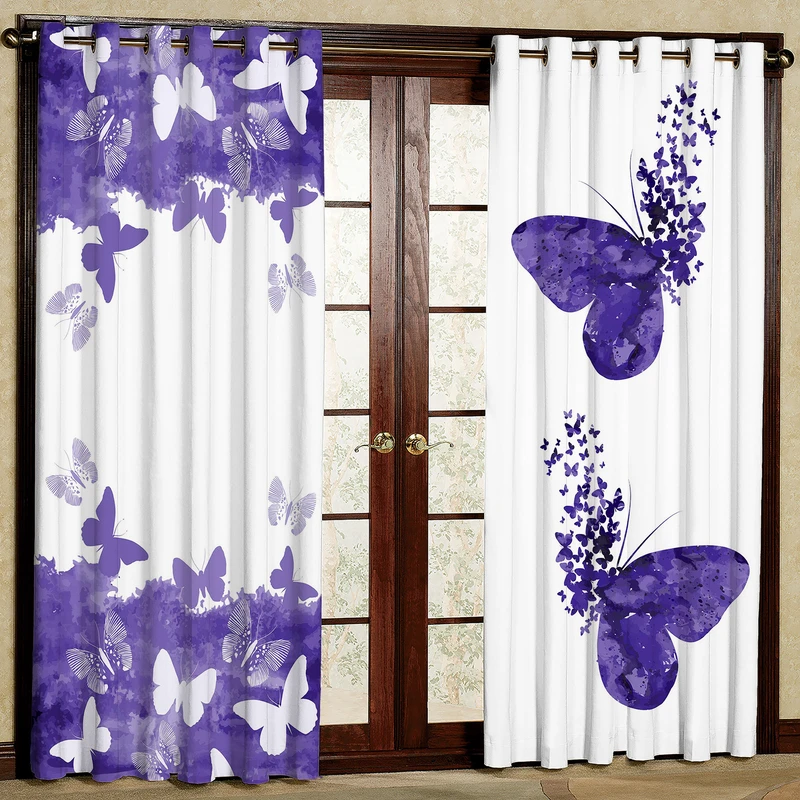 پرده مدل مخمل پانچی کد 1106a-2 سایز 200x140 سانتی متر