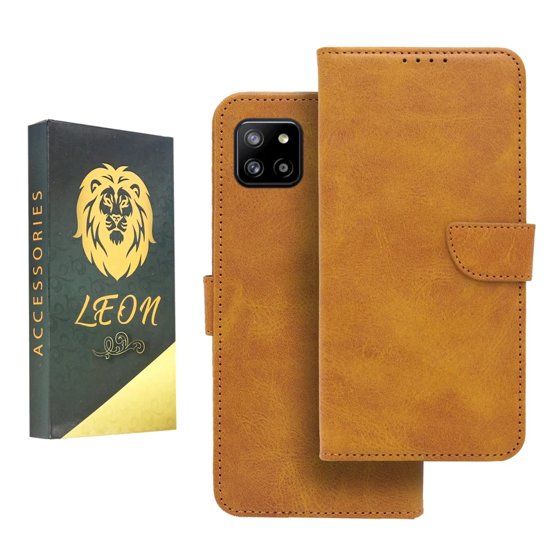 کیف کلاسوری لئون مدل Khoshi مناسب برای گوشی موبایل سامسونگ Galaxy A42 
