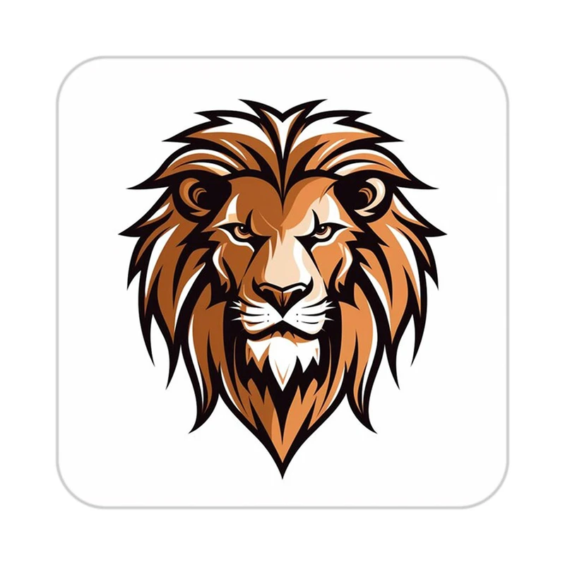 زیر لیوانی کاکتی طرح شیر مدل mp23262