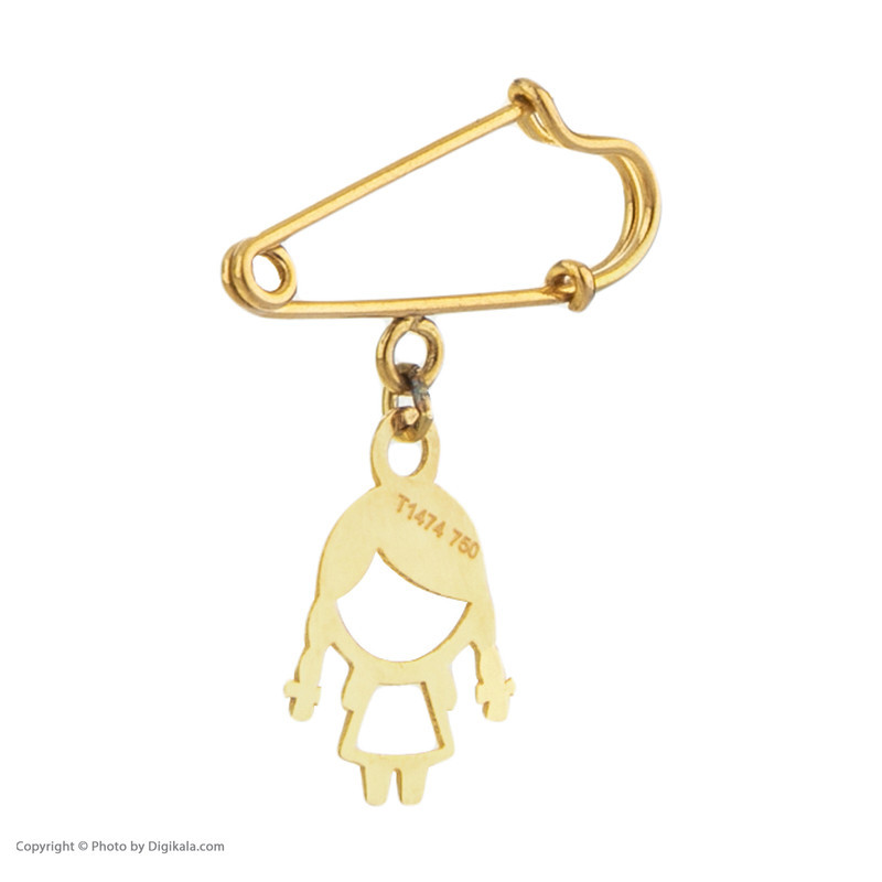 سنجاق سینه طلا 18 عیار زنانه الن نار مدل N0033