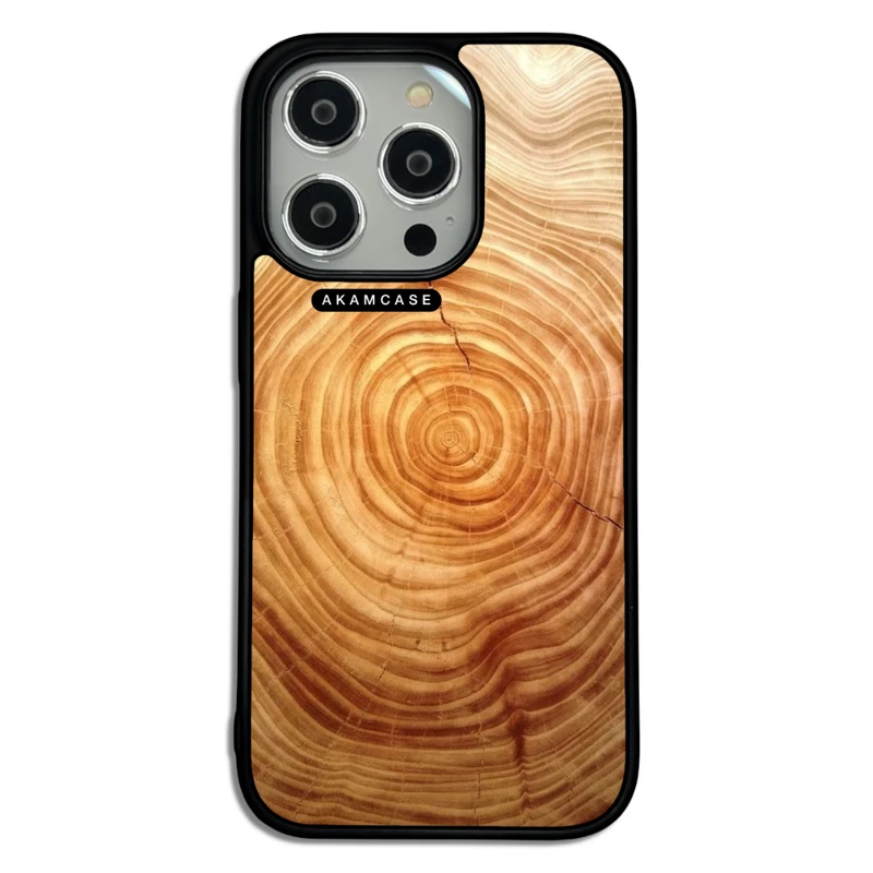 کاور آکام مدل AMC-WA14PRO-WOOD-2 مناسب برای گوشی موبایل اپل iPhone 14 Pro