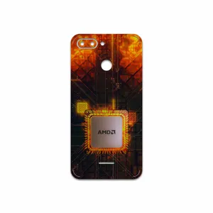 MAHOOT AMD Brand Cover Sticker for Xiaomi Redmi 6