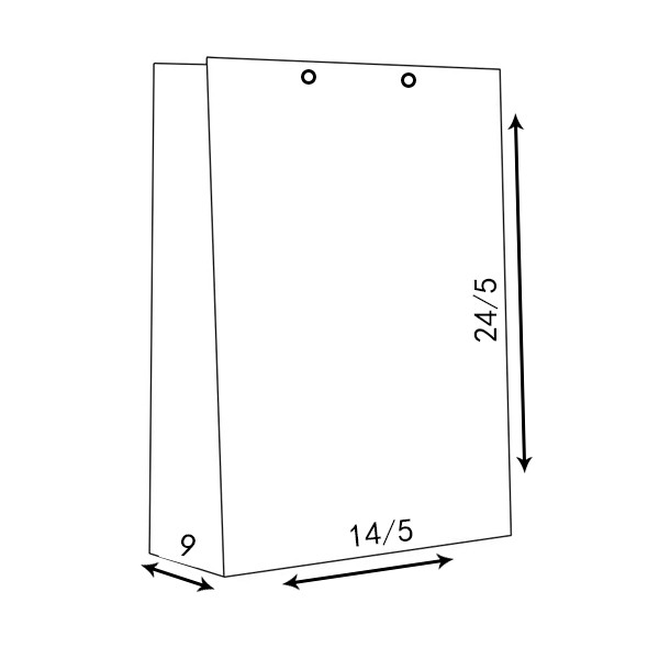 پاکت هدیه مدل کد 1083 بسته 2 عددی