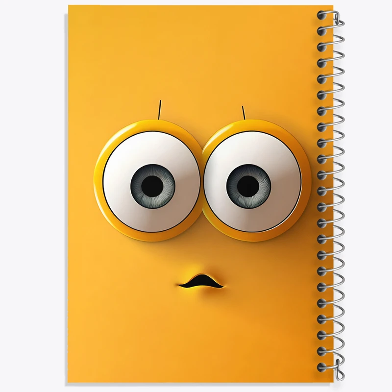 دفتر ژورنال نویسی 50 برگ خندالو مدل نقطه ای طرح باب اسفنجی کد N4893