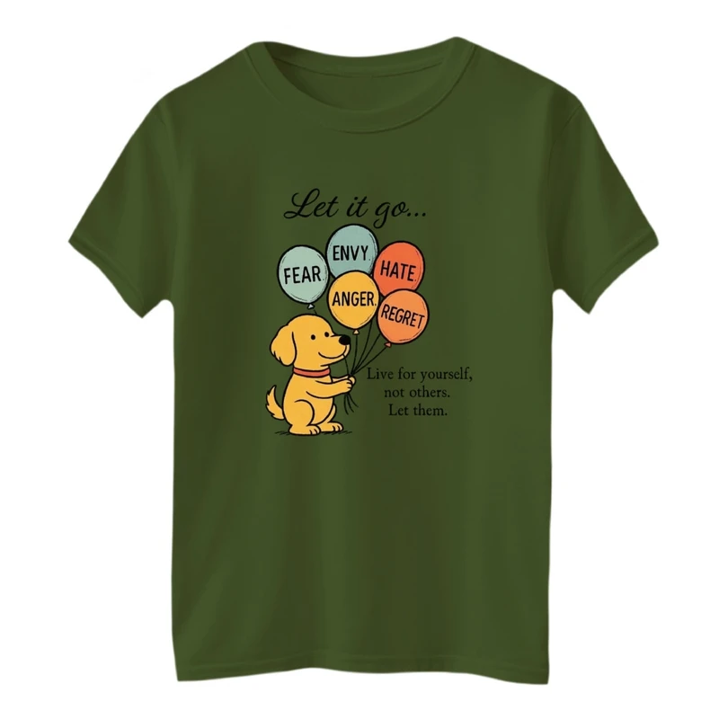 تی‌شرت آستین کوتاه لانگ بچگانه مدل سگ بادکنک