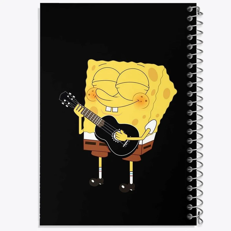 دفتر نت موسیقی 50 برگ خندالو مدل باب اسفنجی کد 1355