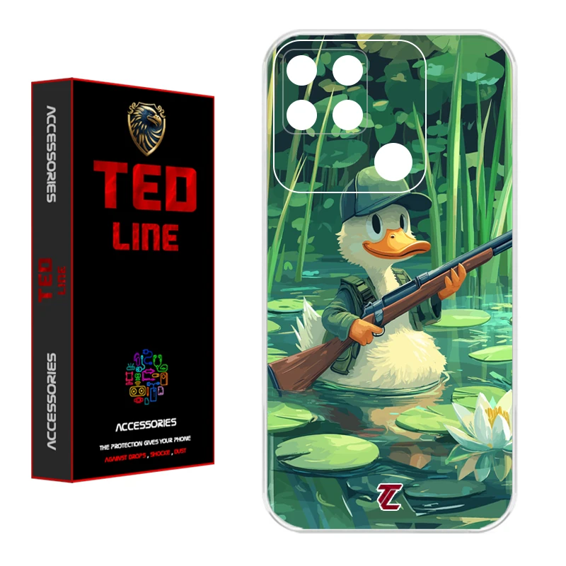 کاور تد لاین طرح اردک کد 1123 مناسب برای گوشی موبایل شیائومی Redmi 10A / 9C