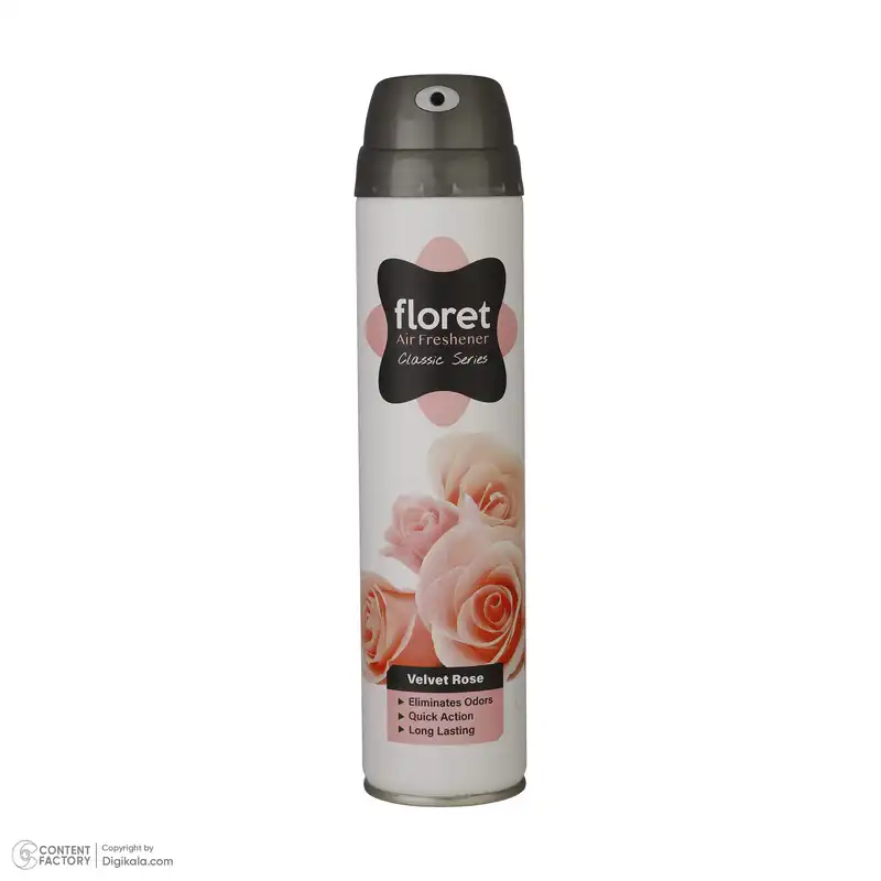 اسپری خوشبوکننده هوا فلورت مدل Velvet Rose