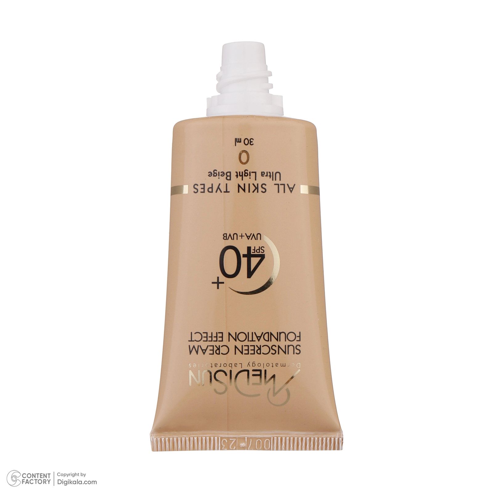 کرم ضدآفتاب رنگی مدیسان مدل Ultra Light Beige SPF40 مناسب انواع پوست، حجم 30 میلی‌لیتر -  - 13