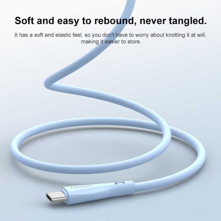 کابل تبدیل USB به USB-C یسیدو مدل CA119 طول 1 متر