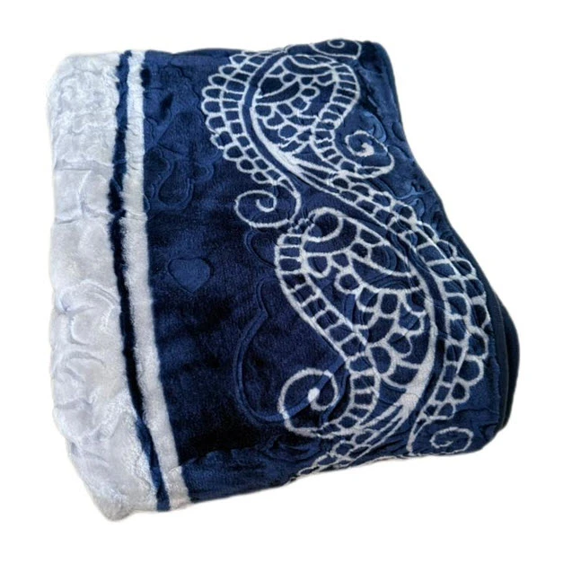 پتو 1 نفر گلبافت مدل طرح برجسته سایز 220x160 سانتی‌متر