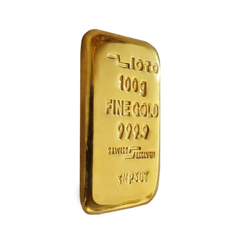 شمش طلا 24 عیار زیوتو مدل TP-R100