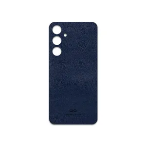 MAHOOT Deep-Blue-Leather Cover Sticker for Samsung Galaxy A55
