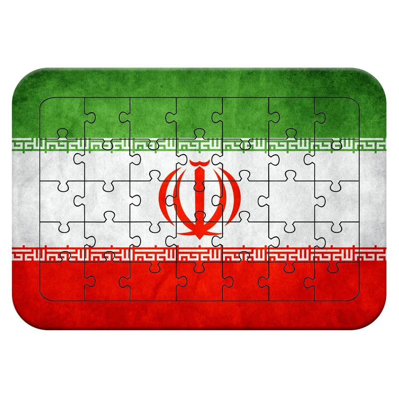پازل مدل پرچم ایران کد 19