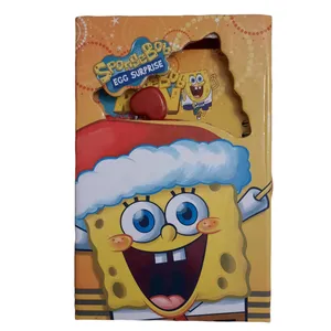 دفتر خاطرات طرح باب اسفنجی مدل قفل دار کد E