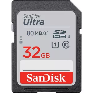 کارت حافظه SDHC مدل Ultra کلاس 10 استاندارد UHS-I U1 سرعت 80MBps ظرفیت 32 گیگابایت