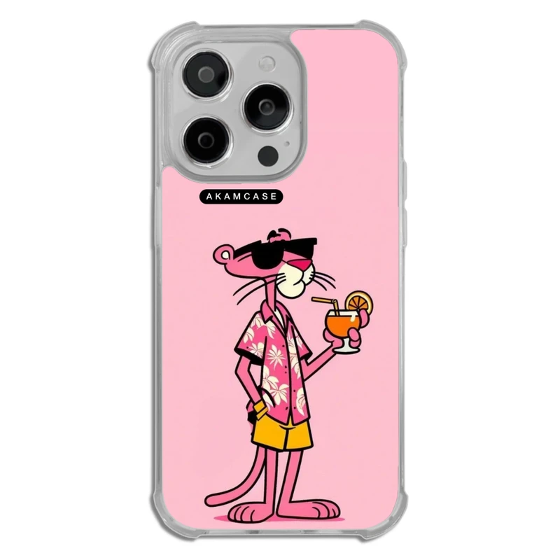 کاور آکام مدل AMC-WTA14PRO-PINK PANTHER13 مناسب برای گوشی موبایل اپل iPhone 14 Pro