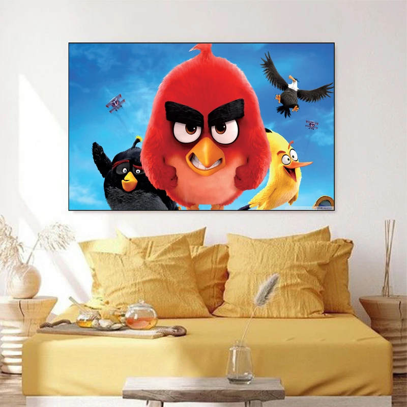 تابلو شاسی مدل انیمیشی پرندگان خشمگین کد 6342