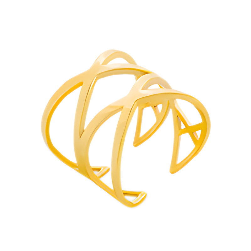 انگشتر طلا 18 عیار زنانه کیا گالری مدل RM370