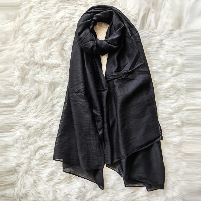 شال زنانه مدل نخی ساده کد 9210