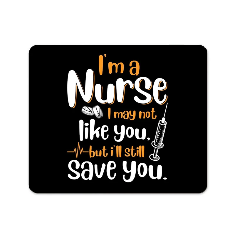 ماوس پد پاد آفرین مدل پرستار کادر درمان بیمارستان کد P746 سایز 19*24 سانتی متر