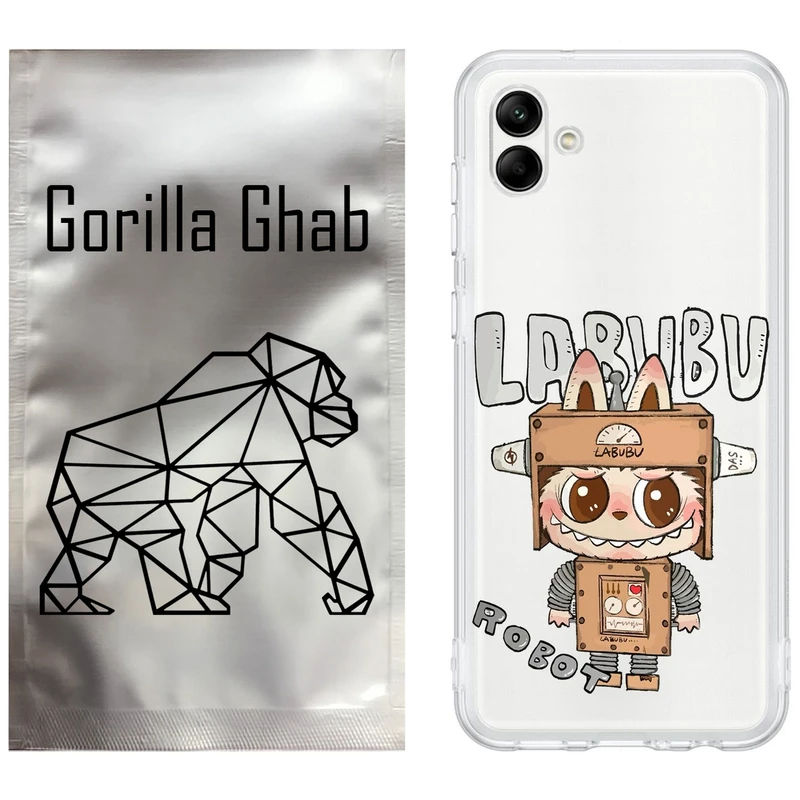 کاور گوریلا قاب مدل CLG کد 121 طرح لبوبو Labubu مناسب برای گوشی موبایل سامسونگ Galaxy A04e