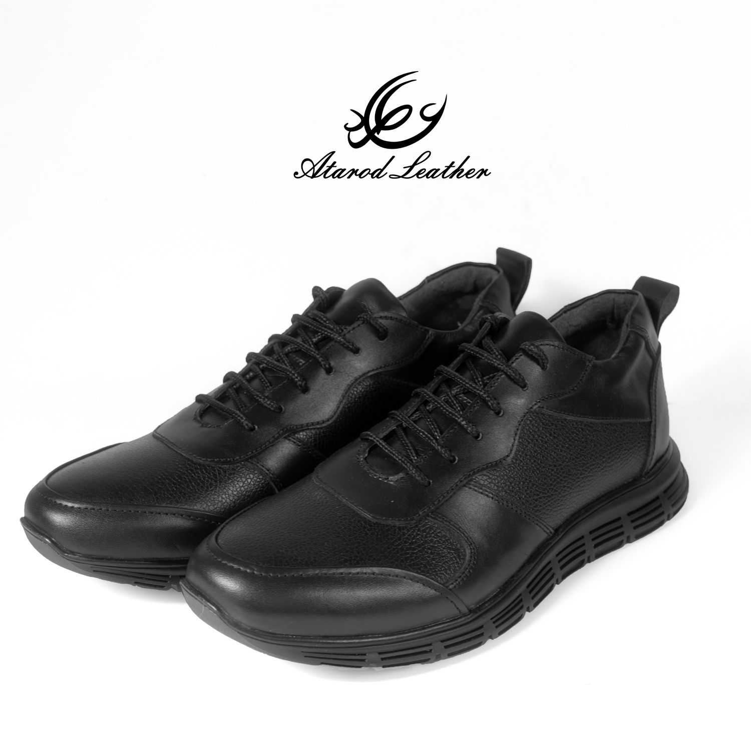 کفش روزمره مردانه چرم عطارد مدل چرم طبیعی کد SH102 -  - 9