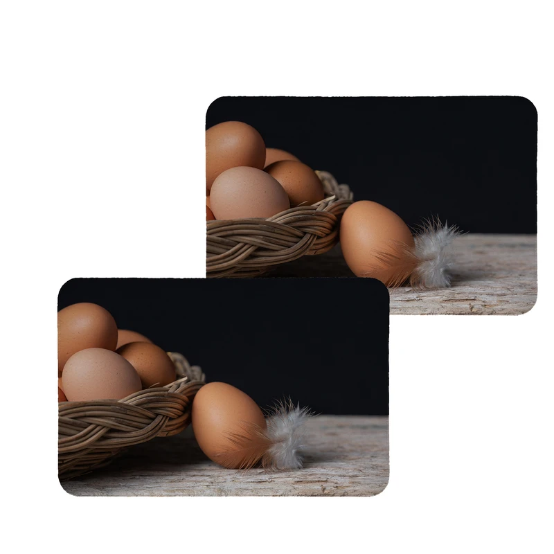 زیربشقابی طرح تخم مرغ کد 8334 بسته 2 عددی