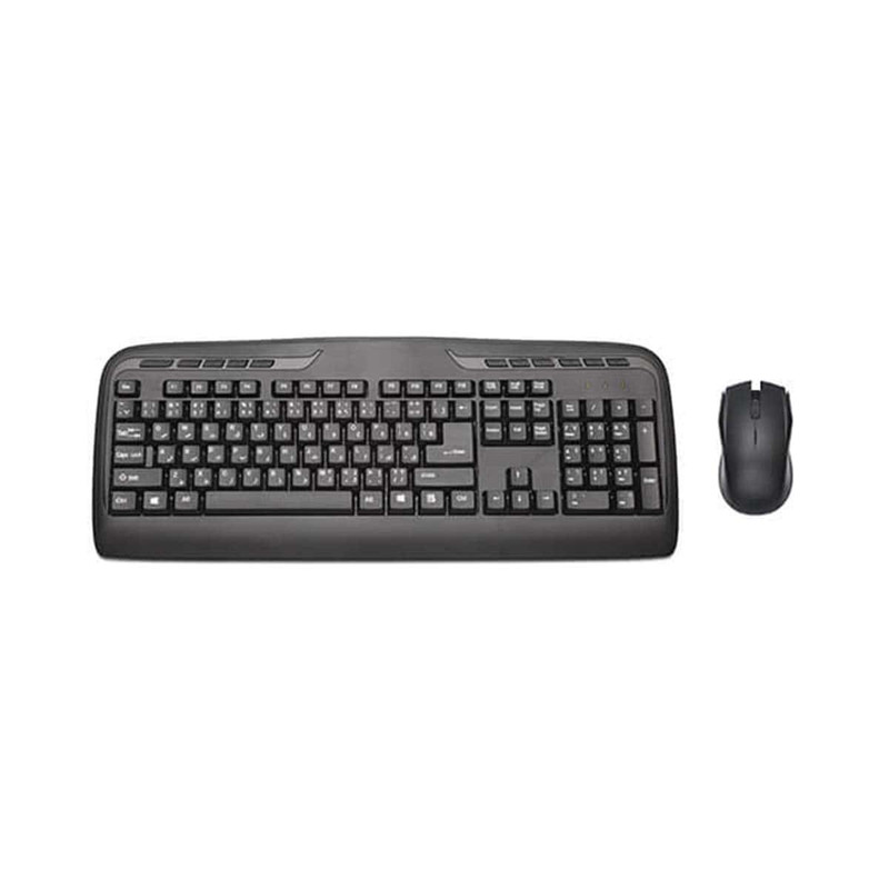 کیبورد و ماوس بی سیم سادیتا مدل SKM-1554WL 
