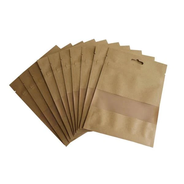 پاکت زیپ دار مدل کرافت کد 1825 بسته 50 عددی