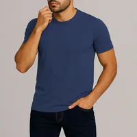 تی شرت آستین کوتاه مردانه روان بخش مدل کلاسیک