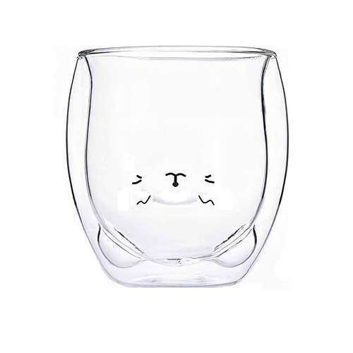 لیوان مدل دوجداره فانتزی گربه ای