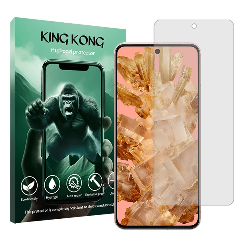 محافظ صفحه نمایش شفاف کینگ کونگ مدل Tough مناسب برای گوشی موبایل گوگل Pixel 8