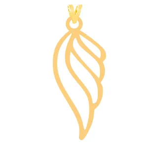 آویز گردنبند طلا 18 عیار زنانه کرابو مدل بال Kr31616