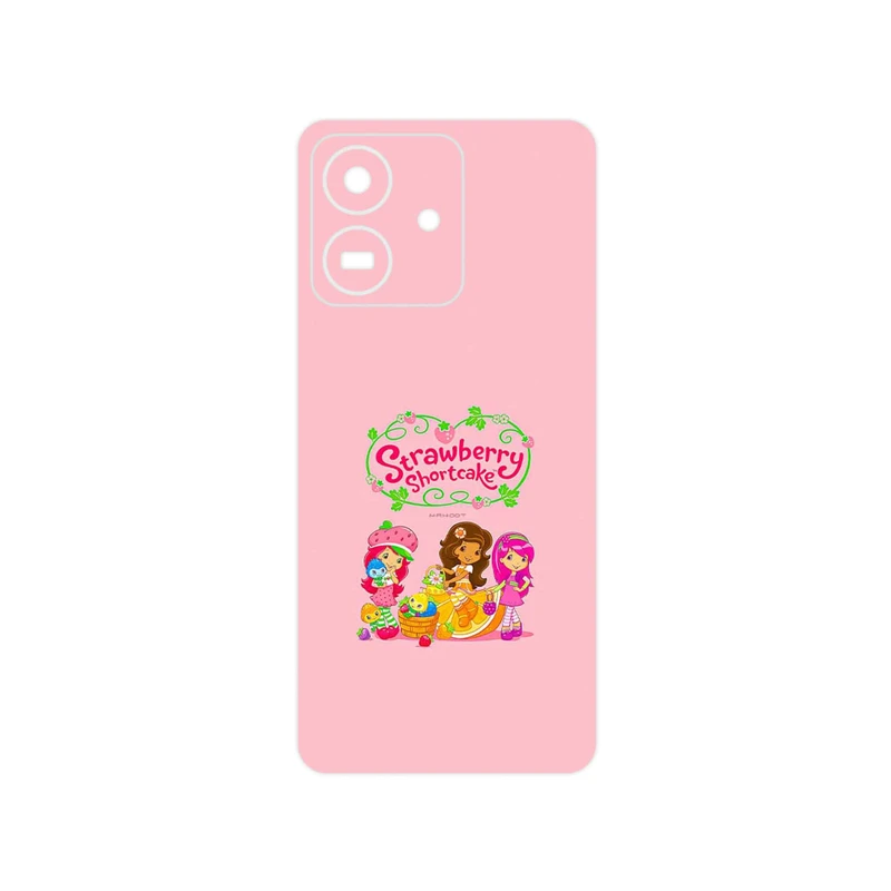 برچسب پوششی ماهوت مدل Strawberry Shortcake مناسب برای گوشی موبایل آنر Play 10