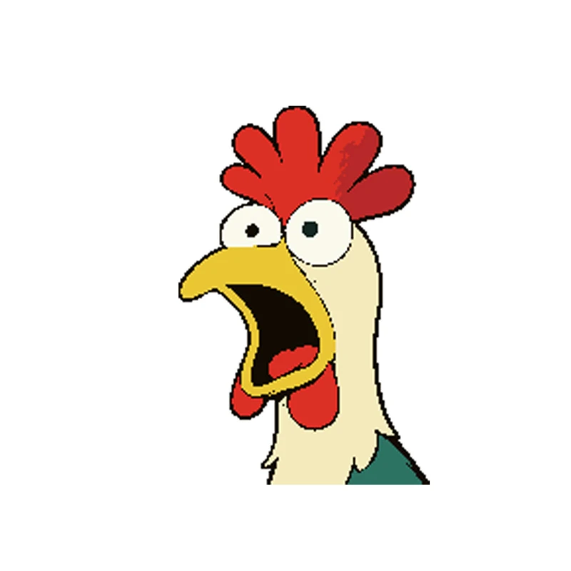 برچسب بدنه خودرورایسان طرح مرغ کد SB0016