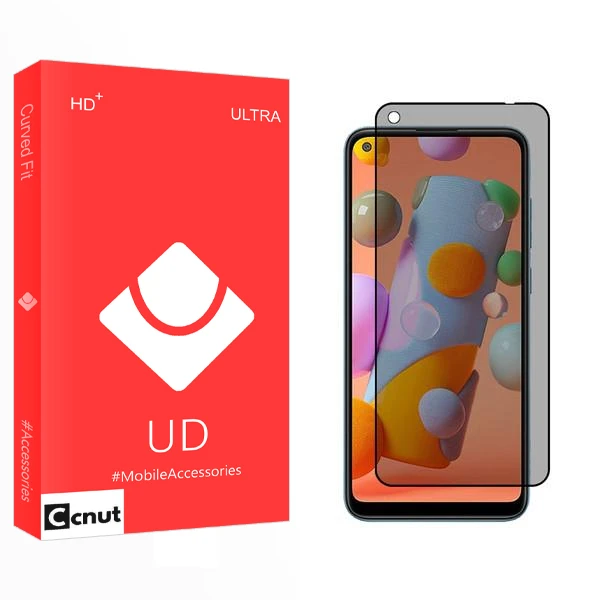 محافظ صفحه نمایش حریم شخصی کوکونات مدل UD مناسب برای گوشی موبایل سامسونگ Galaxy A11