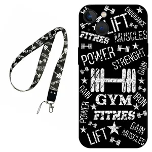 Megafone Gym 0010 Cover For Apple iPhone 13 mini Mobile Neckband