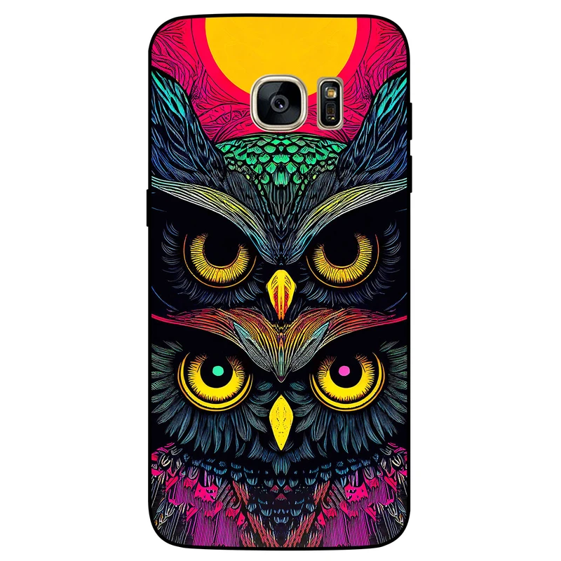 کاور مگافون طرح جغد مدل 1904 مناسب برای گوشی موبایل سامسونگ Galaxy S6   