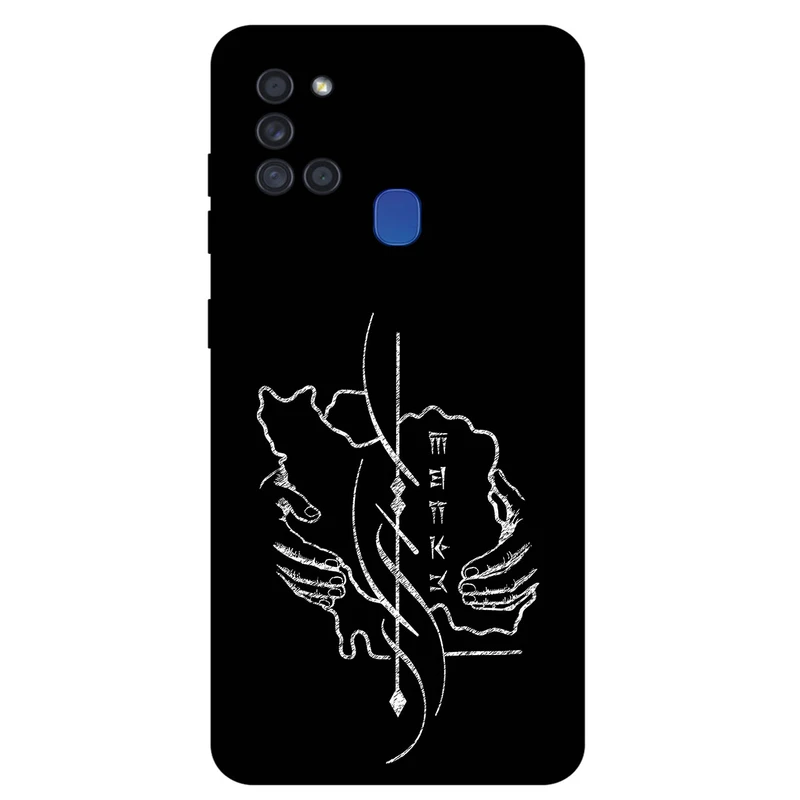 کاور مگافون طرح سرزمین مادری مدل 1627 مناسب برای گوشی موبایل سامسونگ Galaxy A21 S