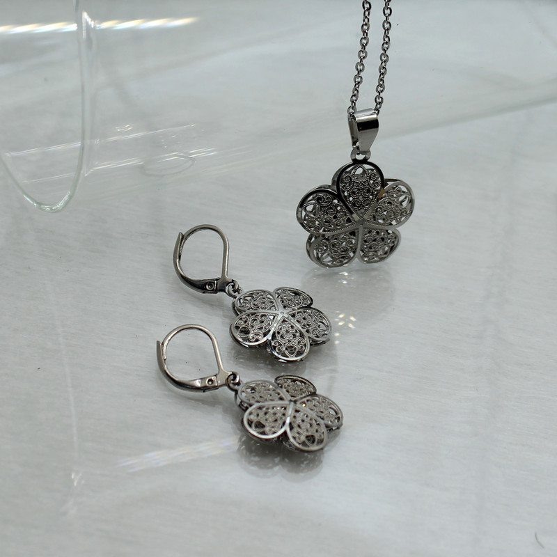 نیم ست زنانه طرح گل کد 825