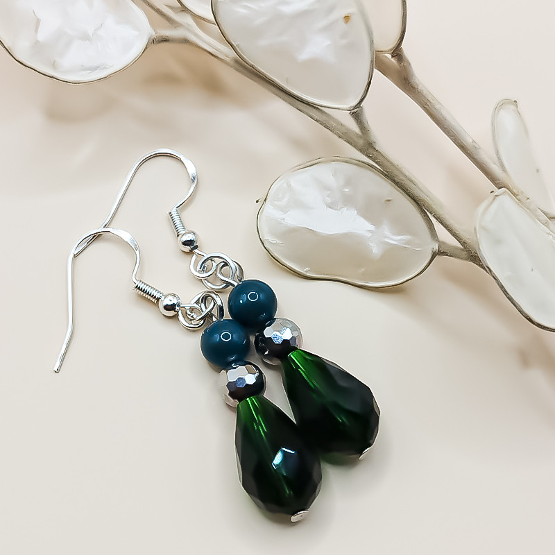 گوشواره نقره زنانه مدل کاژه