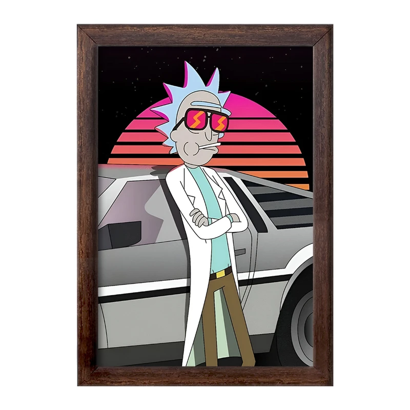 تابلو خندالو طرح ریک و مورتی (Rick and Morty) کد F4009