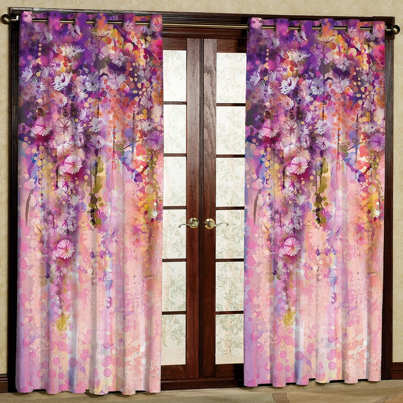 پرده مدل ساده مخمل پانچی کد 2128 سایز 200x140 سانتی متر