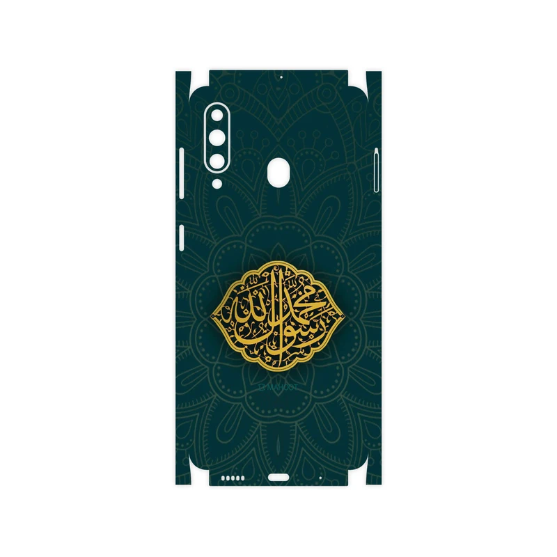 برچسب پوششی ماهوت مدل Mohammad-Rasool-Allah-FullSkin مناسب برای گوشی موبایل سامسونگ Galaxy A60