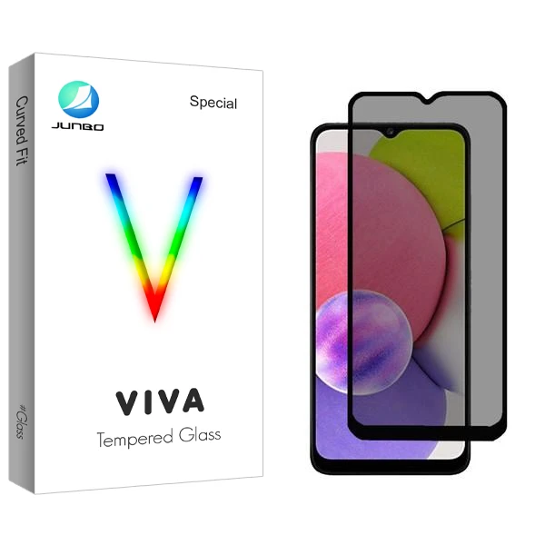 محافظ صفحه نمایش حریم شخصی جانبو مدل Viva مناسب برای گوشی موبایل سامسونگ Galaxy A03s
