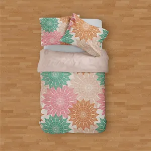 سرویس روتختی مدوپد طرح مهرتا مدل PAT00242 یک نفره 4 تکه